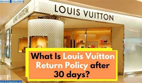 louis vuitton refund policy.